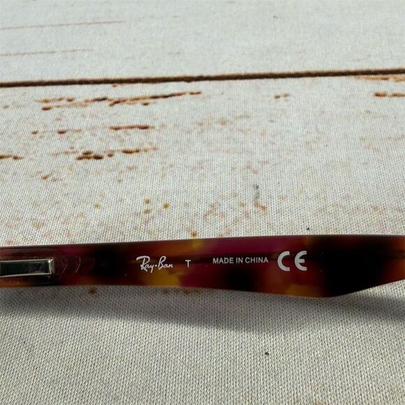 Ray-Ban Unisex Tortoise Shell Rectangular Eyeglasses Frames RB 5228 - Picture 3 of 6
